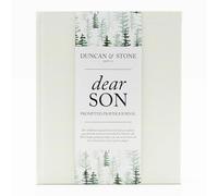 Dear Son: A Prompted Prayer Journal & Childhood Keepsake Baby Memory Book - Cream