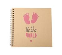 Baby Memory Book, Growth Record Scrapbook to Record Early Activities with Safe Paper and Creative Pages, Baby Growth Diary