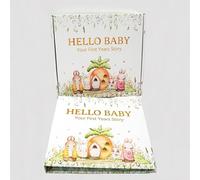 Baby Memory Journal & Keepsake Book - First Year Milestone Tracker for New Parents | Gender-Neutral with Monthly Photo Pages, Growth Stickers & Family Tree Section