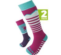 Baby merino wool socks Lorpen Eco (x2) Rouge 23/26