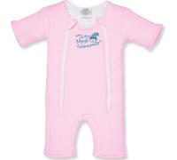 Baby Merlin's Magic Sleepsuit - Cotton Baby Swaddle Transition Product - Soft and Breathable Design, Double Zipper for Easy Diaper Changes, Promotes Safe Sleep - Pink - Small 12-18lbs