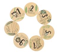 Baby Milestone Plaque Month Baby Milestone Baby Photo Prop Baby Milestone Card Baby Birth Announcement Sign Baby Month Sign Newborn Wooden Plate Number