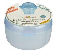 Baby Milk Powder Dispenser - Blue - This Baby Milk Powder Dispenser is Perfect for Feeding Whilst On The Go - Holds Three Measured Feeds