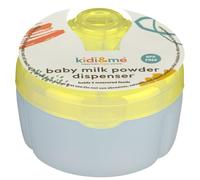 Baby Milk Powder Dispenser - Yellow - This Baby Milk Powder Dispenser is Perfect for Feeding Whilst On The Go - Holds Three Measured Feeds