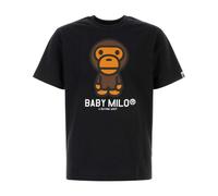Baby Milo T-shirt - male - A BATHING APE - T-Shirts - Black - L - Tops L