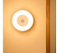 Baby Mini Touch Night Light Magnetic Bedside LED Lamp 3 Dimmable Colors Mode Portable Nursery Lamp with Rechargeable USB port Lights Children Adult Nightlight for Bedroom Breastfeeding Night Feeds