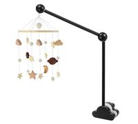 Baby Mobile Crib Holder Crib Mobile Stand Mosquito Net Hanging Rod with Anti Slip Rubber Pad Bed Bell Holder Odorless Wood Holders Baby Cribs Attachment for Hanging Cribs Mobiles Wind Chimes Toys