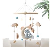 Baby Mobile for Crib - Nursery Decor Mobile | Rotatable Soothing Toy for Playpen Kids Childcare Provider Baby Shower New Parents Nursery Decorators Stroller