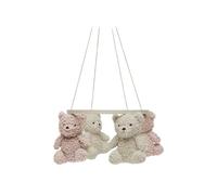 Baby Mobile Teddy Bear - Wild Pink/Natural