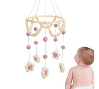 Baby Mobile with Toy for Baby Cot, Soothing Music Box, Toy Decoration with Bell for Girls in Children's Room, Baby Bed, Bed Environment and Playpen