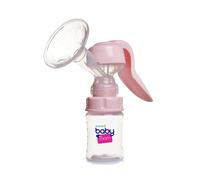 baby mom Single Manual Breast Pump - Pink