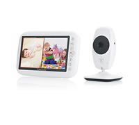 Baby Monitor 7-inch LCD Screen Two-Way Voice Night Vision Temperature Detection Lullaby