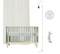 Baby Monitor Floor Stand Holder,Adjustable Height 35-67'' Baby Camera Stand with Flexible Gooseneck,Universal Baby Monitor Mount for Cot Nursery,Compatible with VTech HelloBaby Eufy 1/4 Screw Camera