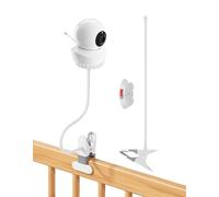 Baby Monitor Mount Compatible with Babysense HD S2/ V43 Monitor and Other Baby Monitor with 1/4 Threaded Hole 15.7 inches Flexible Clip Clamp Mount Long Gooseneck Arm