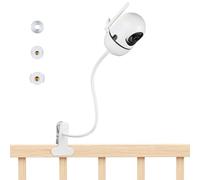 Baby Monitor Mount Compatible with HelloBaby HB65/HB40/HB6550/HB66/HB6339/HB6550 Pro, ANMEATE SM935E, Flexible Baby Camera Holder Crib Mount for Hellobaby Monitor