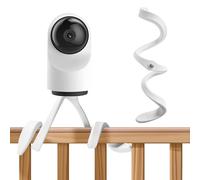 Baby Monitor Mount Flexible Adjustable Phone Monitors Stand with 1/4'' Screw for Cot Owlet Cam Babystar Vtech Nanit Motorola momcozy GHB HelloBaby BOIFUN ABM700 ABM720 VB807 VB610 Cameras