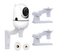 Baby Monitor Mount for HelloBaby Indoor Outdoor, 2 Pack, White | for HelloBaby HB65/HB40/HB6550/HB66/HB6339/HB6550 Pro/HB6250, 180° Adjustable Baby Cam Holder, Wall Mounting Bracket