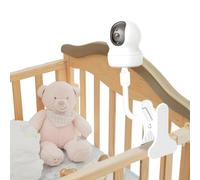 Baby Monitor Stand Compatible with HelloBaby HB65, HB6550, HB6558, HB66, HB248, Adjustable Cot and Wall Clip for Baby Monitor, No Tools Required