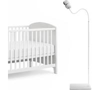 Baby Monitor Stand Floor Mount with 37"-69" Height by Gukufa, Universal 1/4" Thread Holder Compatible HelloBaby HB6550/HB6250, Infant Optics DXR-8 Pro and Security Cameras, Drill-Free Setup
