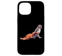 Baby Monkey Punch Cute Stuffed Buddy Case for iPhone 15