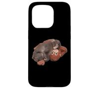 Baby Monkey Punch Cute Stuffed Buddy Case for iPhone 15 Pro