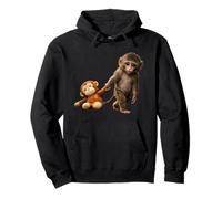 Baby Monkey Punch Plush Cute Monkey Japan ZOO Punch Monkey Pullover Hoodie