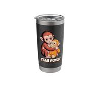 Baby Monkey Team Punch Cute Graphic Stainless Steel Insulated Tumbler