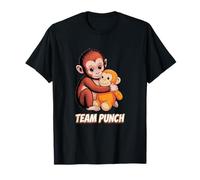 Baby Monkey Team Punch Cute Graphic T-Shirt