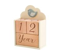 Baby Monthly Props Growth Landmark Blocks Wooden Photography Props Photoshoots Blocks Toddler Birth Record