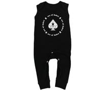 Baby Moo's Ace of Babes Heavy Metal Toddler Romper | Alternative Rock Dungarees New Gift Idea