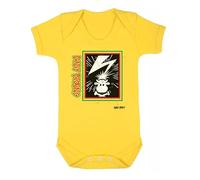 Baby Moo's Baby Brains Punk Baby Grow | Unisex Cool Bad Brains Music Bodysuit Vest - Alternative Rock Baby Shower Gifts UK (6-12 Months)