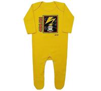 Baby Moo's Baby Brains Punk Sleepsuit | Unisex Cool Bad Brains Music Romper Outfits - Alternative Rock Baby Shower Gifts UK (0-3 Months)