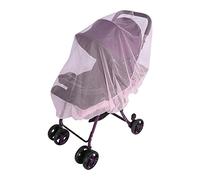 Baby Mosquito Net, Universal Kids Stroller Pushchair Mosquito Insect Net Washable Breathable Mesh Cover for Pushchairs, Pram, Buggy, Carrycot(Pink)