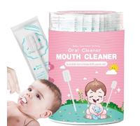 Baby Mouth Cleaner - Skim Gauze Gum Cleaner Stick,Portable Tongue Gauze Gum Cleaner, Flexible Toothbrush Tongue Cleaner for Baby's Tongue, Mouth and Tooth Care