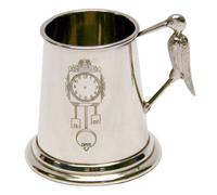 Baby Mug - Pewter, Baby Stork Handle - GIFT BOXED