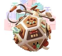 Baby Multi Sided Early Education Toys, Versatile Educational Toy, 20x19.5cm, Educational In Sect Busy Cube Toys, Airplane Travel Sensory Toy, Parent-Child Engagement, For Travel Entertainment