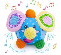 Baby Music Shake Dancing Ball Toys,Toddler Bouncing Bumble Ball Move and Crawl Sensory Toys for Kids, for Baby Boys Girls Preschool Learning