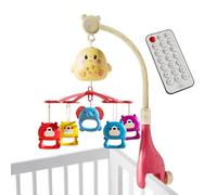 Baby Musical Crib Mobile - Baby Crib Mobile with Remote Control,Rotating Toy for Sleep Room Nursery Decor 0-18 Months Girls Boys Cot Bassinet Stroller