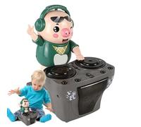 Baby Musical Pigg Toys - Dj Rock Musical Learning Toy, Babies Lights Music Toy With 3 Sound Modes | Engaging Baby Development Toy, Early Learning Sensory Play Game Automatically Avoid Obstacles