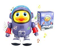 Baby Musical Toy Dancing Walking Space Duck Baby Toy with Music and LED Lights, Baby Learning Development Toy, Infant Light Up Toys for Toddlers Birthday