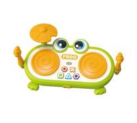 Baby Musical Toys - Kids Drum Set - Percussion Drummer Toys With Light Frog Design For Kids Children Girls Home Playtime Fun
