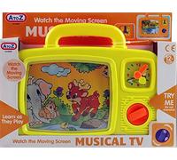 Baby Musical TV - Classic Wind Up Magical Moving Toddlers Television Toy by A TO Z