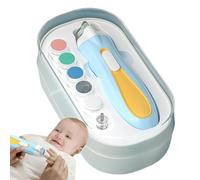 Baby Nail Care Electric Nail Grinder Electric Nail Grinder with Dust Cover Nail Clippers for Men Automatic Nail File Rechargeable LED Light for Kids