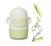 Baby Nail Care Kit,Baby Nail Care Kit | 4 in 1 Baby Nail Kit - Easy to Grasp Safe Nail Care Kit Includes Nail Clipper Case, Scissors, Nail Care Kit
