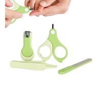 Baby Nail Clippers | Baby Healthcare and Grooming Kit | Pedicure Kit with Nail Clippers, Baby Manicure Kit with Round Head Scissors for Toddler, Kids