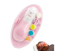 Baby Nail Clippers Electric Nail Grinder | Electric Nail Trimmer with 5 Grinding Pads and Light, Nail Polish Shape Tool, Automatic Nail Prep