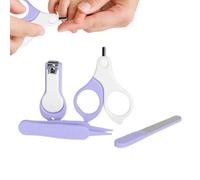 Baby Nail Clippers Kit - Nursery Care Set in Case - Pedicure Kit with Nail Clippers, Baby Manicure Kit with Round Head Scissors for Toddler, Kids