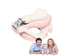 Baby Nail Clippers - Nail Scissors | Portable Folding Tweezers with Glass and LED Light for Ages