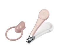 Beaba - Nail Clippers for Babies and Children - Nail care and manicure - Large Ergonomic Handle - Pink
