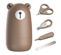 Baby Nail Clippers Set with Cute Case, Infant Fingernail and Toenail File Kit for Newborn Manicure and Pedicure, New Mom Grooming Gift